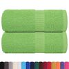 vidaXL Asciugamani per ospiti FROGN 2 pz Verde mela 30x50 cm 360 g/m&sup2;