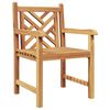 vidaXL Sedia da Giardino 2 pcs 60 x 58 x 90 cm Legno di teak solido