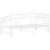 vidaXL Telaio Divano Letto Estraibile Bianco in Metallo 90x200 cm