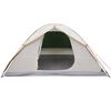 vidaXL Tenda da Campeggio a Cupola per 6 Persone Verde Impermeabile