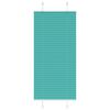 vidaXL Tenda Plissettata Verde petrolio 60x100 cm Larghezza Tessuto