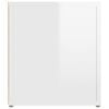vidaXL Mobili TV 2 pz Bianco Lucido 80x31,5x36cm in Legno Multistrato