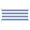 vidaXL Vela da ombra solare Blu e Bianco 5 x 2,5 m