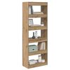 vidaXL Armadio per Libri rovere artigianale 60 x 30 x 166 cm