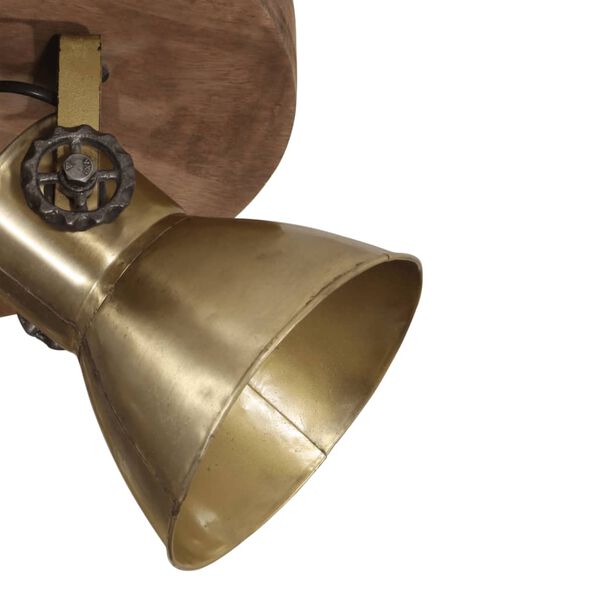 vidaXL Lampada a Soffitto 25 W Ottone Anticato 50x50x25 cm E27