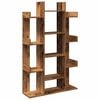 vidaXL Libreria Legno Antico 86x25,5x140 cm in Legno Multistrato