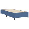 vidaXL Letto a molle Blu 100 x 200 cm Velluto