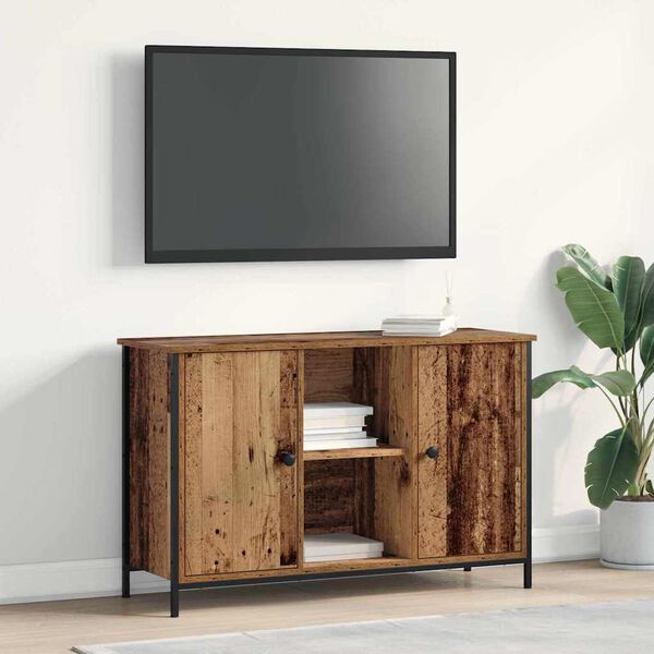 vidaXL Set mobile TV Legno vecchio 101 x 35 x 65 cm Legno multistrato