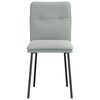 vidaXL Sedie da Pranzo 2 pz Grigio Chiaro in Velluto