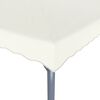 vidaXL Gazebo 300x300 cm Crema Alluminio