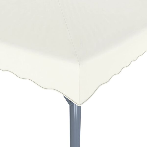 vidaXL Gazebo 300x300 cm Crema Alluminio