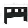 vidaXL Credenza Nera 105x30x70 cm in Legno Multistrato