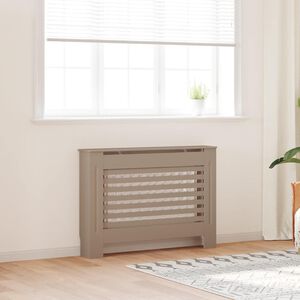 vidaXL Copertura per Radiatore 112x19x81,5 cm in MDF