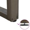 vidaXL Gambe per Tavolino da Caffè a Forma di V 2 pz Acciaio Naturale 38x(42-43,3) cm Acciaio
