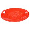 vidaXL Slittino Rotondo Rosso 66,5 cm in PP