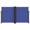 vidaXL Tenda da Sole Laterale Retrattile Blu 140x1000 cm