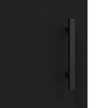 vidaXL Credenza Nera 69,5x31x115 cm in Legno Multistrato