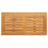 vidaXL Piano del tavolo Olio Naturale 80 x 40 x 2 cm