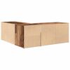 vidaXL Mobile Angolare Legno Antico 200x40x45 cm in Truciolato