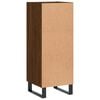 vidaXL Credenza Rovere Marrone 34,5x34x90 cm in Legno Multistrato