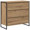 vidaXL Credenza Rovere Artigianale 79 x 36 x 75.5 cm