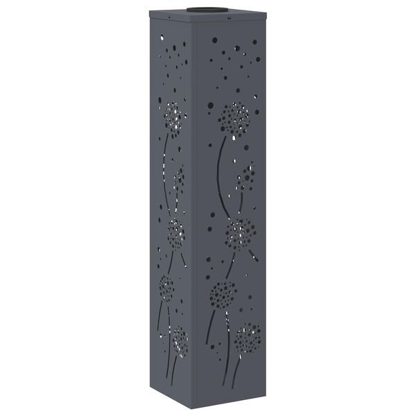 vidaXL Faro LED solare per sentieri 2 pcs Antracite