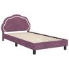 vidaXL Struttura letto bambini con testata Viola 90 x 200 cm Velluto