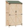 vidaXL Capanno da Giardino Naturale 106 x 56 x 176,5 cm
