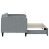 vidaXL Divano Letto con Letto Estraibile Grigio Chiaro 80x200 Tessuto