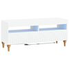 vidaXL Mobile TV LED Bianco Legno ingegnerizzato