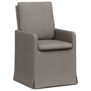 vidaXL Sedie da pranzo 2 pz Tessuto Talpa 57 x 67 x 98 cm