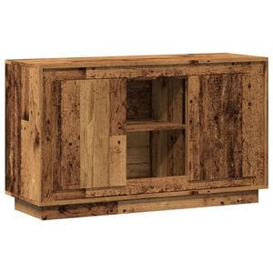 vidaXL Credenza Legno Antico 102x35x60 cm in Legno Multistrato