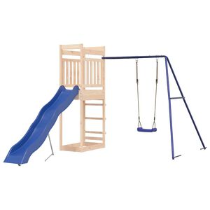 vidaXL Set da Gioco da Esterno in Legno Massello di Pino