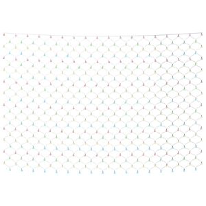 vidaXL Luci di Natale a Rete Colorate 3x3m 306 LED Interni Esterni