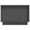 vidaXL Tavolino da Salotto Grigio 60x50x35 cm Legno Massello di Pino