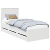vidaXL Struttura del letto Bianco 75 x 190 cm Legno Ingegnerizzato