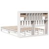 vidaXL Letto Libreria senza Materasso Bianco 140x190 cm Legno di Pino