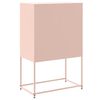 vidaXL Credenza Rosa 68,5x38,5x107 cm in Acciaio