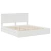 vidaXL Letto con Contenitore Bianco 180 x 200 cm Legno multistrato
