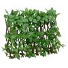 vidaXL Traliccio Edera Artificiale Espandibile Verde 180x30 cm