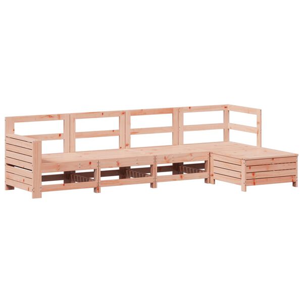 vidaXL Set Divani da Giardino 5 pz in Legno Massello Abete Douglas