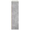 vidaXL Armadio da bagno a muro Grigio Cemento 40 x 16 x 62,5 cm