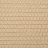 vidaXL Cestino Portaoggetti Beige e Bianco &Oslash;40x35 cm in Cotone