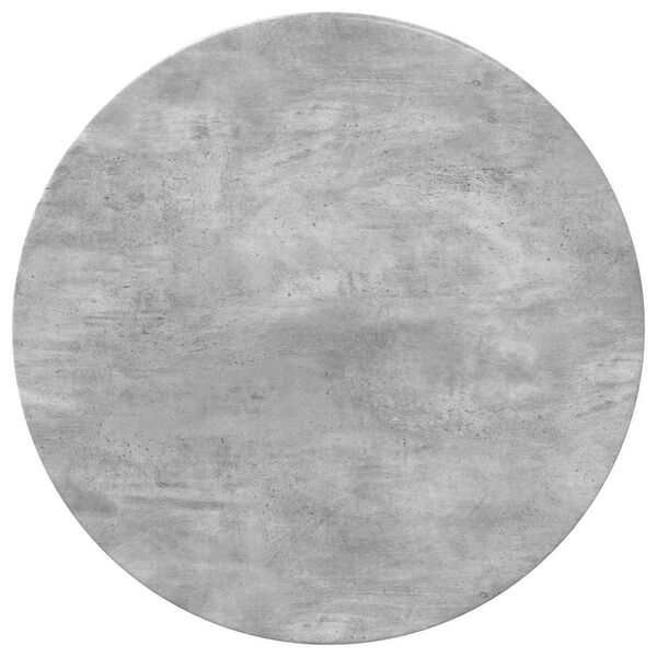 vidaXL Piano del tavolo Grigio cemento 70 x 70 x 1,5 cm
