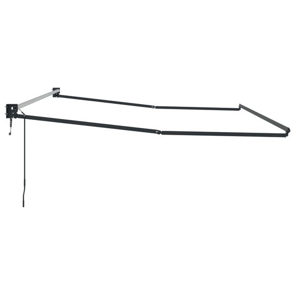 vidaXL Struttura della tenda elettrica retrattile Antracite 4 x 2 m