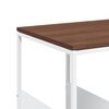 vidaXL Tavolino con Ruote Bianco 55x36x63,5cm in Legno Multistrato