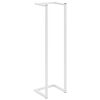 vidaXL Portasciugamani Bianco 25x20x95 cm in Acciaio