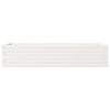 vidaXL Fioriera da Giardino Bianca 110x40x23 cm Legno Massello di Pino