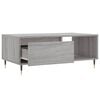 vidaXL Tavolino Salotto Grigio Sonoma 90x50x36,5 cm Legno Multistrato
