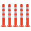 vidaXL Dissuasore del Traffico 5 pz Plastica 75 cm